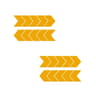 Arrow Reflective Bike Frame Stickers  Safety Cycling Decal Tape 11