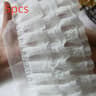 12cm ThreeLayer 3D Pleated Mesh Chiffon Embroidered Ruffle Trim 14