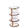 3Layer Zippered Hanging Drying Rack Net  Mesh Clothes Herb Dryer 8