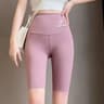 Summer HighWaisted Shark Biker Shorts  Tummy Control  HipLifting Elastic Yoga FiveMinute Trousers 9