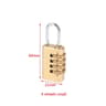 Solid Brass HeavyDuty 4Digit Combination Padlock Resettable 7