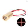 Red Copper Laser Diode Module 650nm 9mm 3V 50mW Line  Point  Cross 8