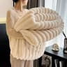 Thickened Wide Striped Multifunctional Blanket  Soft Bed Coverlet 9