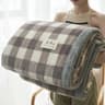 Soft Chenille Yarn Handmade Chunky Knitted Throw Blanket 9