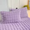 Fluffy Plush Rabbit Fleece Winter Pillow Shams 2pcs Set 48x74cm 11