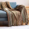 Boho Geometry Aztec Ethnic Blanket Sofa Slipcover Wall Hanging Tapestry  Throw 9