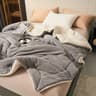 Super Soft Imitation Lambswool  Milk Fleece Blanket Thick Winter Thermal Throw 10