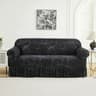 Printed Full Coverage Elastic Sofa Cover With Skirt Decorative Stretch Couch Slipcover 10