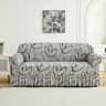 Printed Full Coverage Elastic Sofa Cover With Skirt Decorative Stretch Couch Slipcover 6