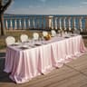 Silky Soft Satin Rectangle Tablecloth Lustrous Decorative Table Cover For Weddings Banquets  Partie 17