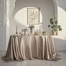 Silky Soft Satin Rectangle Tablecloth Lustrous Decorative Table Cover For Weddings Banquets  Partie 22