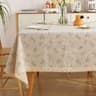 Beige Daisy Lace Tassels Cotton Tablecloth Rustic Boho Rectangle Table Cover For Tea Tables Kitchen 15