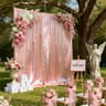 Lustrous Satin Backdrop Curtain Drapes Smooth SilkLike Stage Background Cloth For Weddings Photo Bo 8
