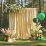 Lustrous Satin Backdrop Curtain Drapes Smooth SilkLike Stage Background Cloth For Weddings Photo Bo 21