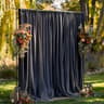 Lustrous Satin Backdrop Curtain Drapes Smooth SilkLike Stage Background Cloth For Weddings Photo Bo 23