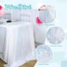 Iridescent Sequin Table Runner Sparkly Mermaid Accent For Weddings  Parties 9