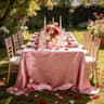Satin Tablecloth Rectangular Fabric Cover Silk Smooth Table Drape For Wedding  Party Decor 18