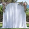 Wrinkle Free Silky Polyester Backdrop Curtains Ceiling  Stage Drapes For Wedding  Photography Decor 8