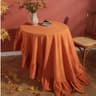 Retro Farmhouse Ruffle Cotton Tablecloth Flounces Washable Cover For Kitchen Baby Shower  Weddings 8