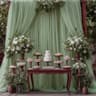 1 Panel White Tulle Sheer Backdrop Curtain Ceiling Drapes For Wedding Baby Shower  Photo Decor 14