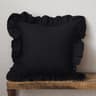 100 Washed Linen Ruffled Throw Pillow Cover French Flax Cushion Cover For Couch Bed  Living Room 8