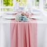 Sage Green Chiffon Table Runner Rustic Sheer Gauze Decor For Wedding  Baby Shower 8
