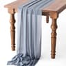 Sage Green Chiffon Table Runner Rustic Sheer Gauze Decor For Wedding  Baby Shower 9