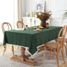 Farmhouse Cotton Tablecloth With Pompom Tassels Square Washable Cover For Kitchen  Dinning 16