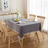 Farmhouse Cotton Tablecloth With Pompom Tassels Square Washable Cover For Kitchen  Dinning 11