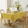 Farmhouse Cotton Tablecloth With Pompom Tassels Square Washable Cover For Kitchen  Dinning 17