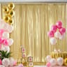 Gold Sequin Backdrop Curtain WrinkleFree Shimmer Drape For Wedding Birthday  Christmas Decor 7