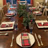 Christmas Buffalo Check Cotton Placemats Set Of 4 Reusable Xmas Dinner Mats For Kitchen 9