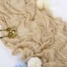 Sage Green Cheesecloth Table Runner Boho Gauze Sheer Drapery For Wedding Party  Baby Shower 18