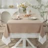 White French Style Meteor Shower Lace Tablecloth Delicate Dressing  Coffee Table Cover For Wedding  12