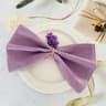 Orange Cotton Polyester Blend Cloth Napkins 6 Pieces 30x45cm Washable Dinner Napkins For Wedding  P 12