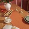 100 Cotton Christmas Table Runner Rustic Thanksgiving  Autumn Kitchen Dining Table Cover 6