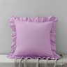 Soft Washed Cotton Ruffle Pillow Cases With Envelope Closure Cushion Cover For Sofa Living Room  Be 21