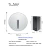 3W Aluminum Embedded PIR Motion Sensor Step Light Recessed Stairwell Nightlight Footlight Sconce Wi 13
