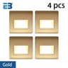 4Color LED PIR Motion Sensor Stair Light AC110V 220V Recessed Footlight  Step Lamp 13