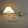 Nordic Adjustable Folding Rocker Arm LED Wall Lamp Modern Minimalist Rotating Reading Light For Bed 6
