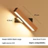 Nordic Rotatable Solid Wood LED Wall Lamp Adjustable Bedside Light 12