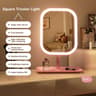 Desktop LED Vanity Makeup Mirror With 3 Color Lighting  360 Rotation 7