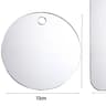 Unbreakable Acrylic FogFree Shower Mirror With Suction Cup Mount 6