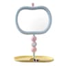 Large Rotating AppleShaped Desktop Makeup Mirror For Bedroom  Dorm Vanity 5