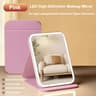 3Color LED Vanity Mirror With Leather Case  USB Rechargeable Touch Control 6