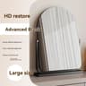 Large Arched Desktop Makeup Mirror With 360 Rotating Stand For Bedroom  Vanity 11