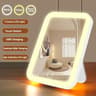 3Color LED Vanity Mirror With Touch Screen Dimming  USB Rechargeable Battery 6