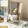HighEnd Luxury Oval Rotating Metal Tabletop  Wall Vanity Mirror 6