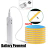 5V Flexible COB LED Motion Sensor Light Strip USB  Battery Powered 10