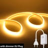 220V HighDensity COB LED Light Strip Kit With Inline Dimmer Switch  EU Plug 7